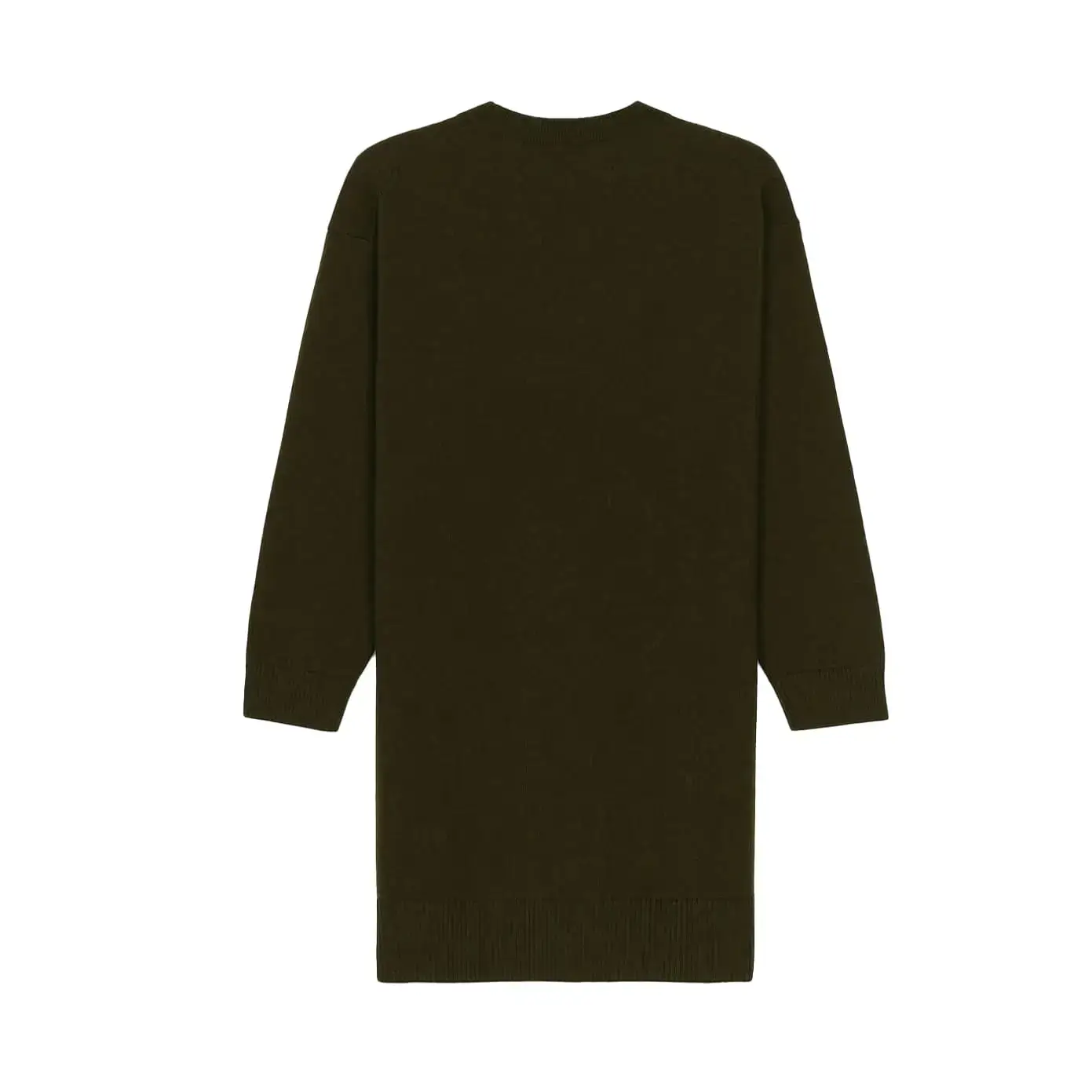 MONLAIN KHAKI COTTON SHORT DRESS