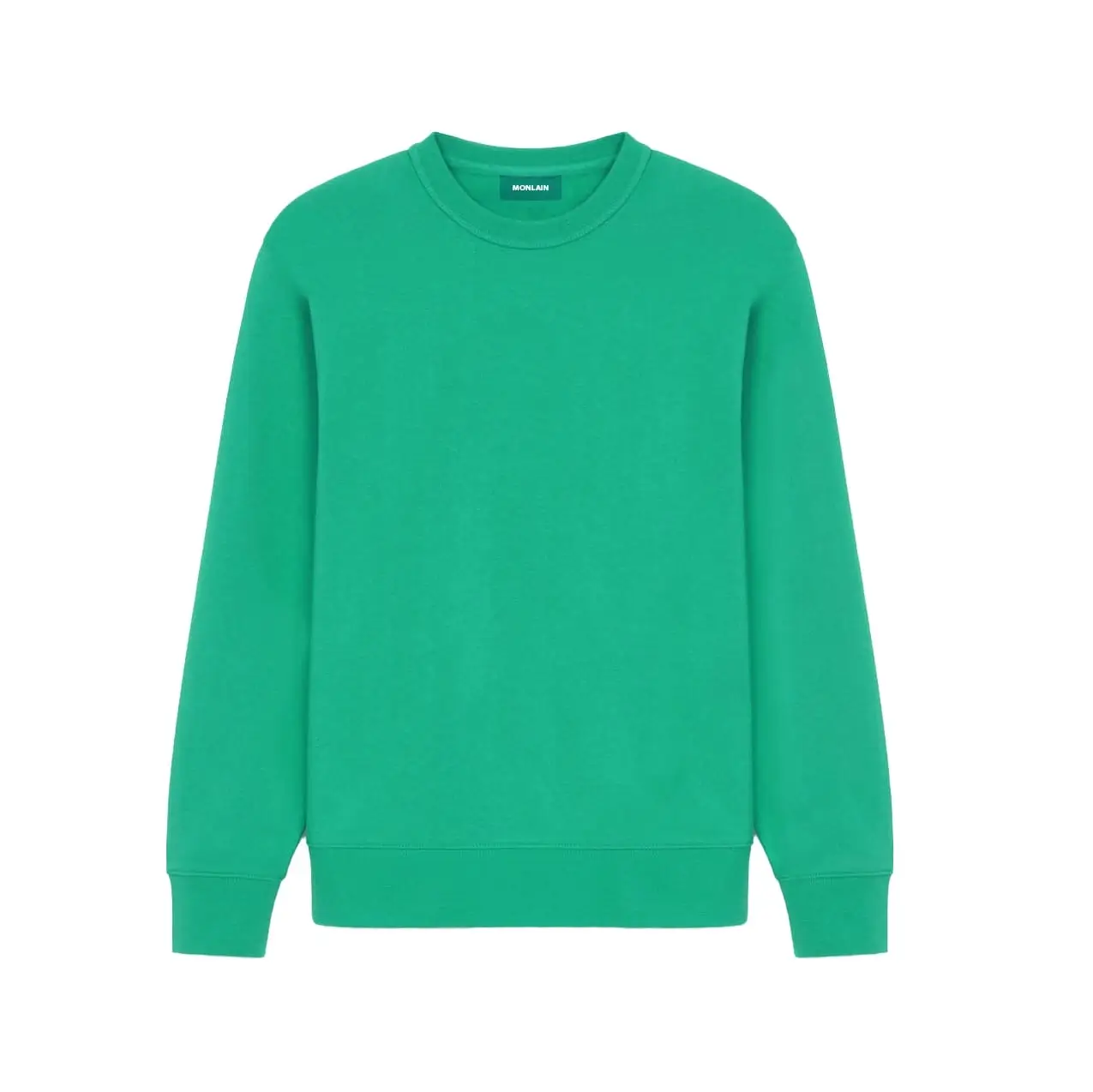 MONLAIN LIGHT GREEN COTTON SWEATSHIRT