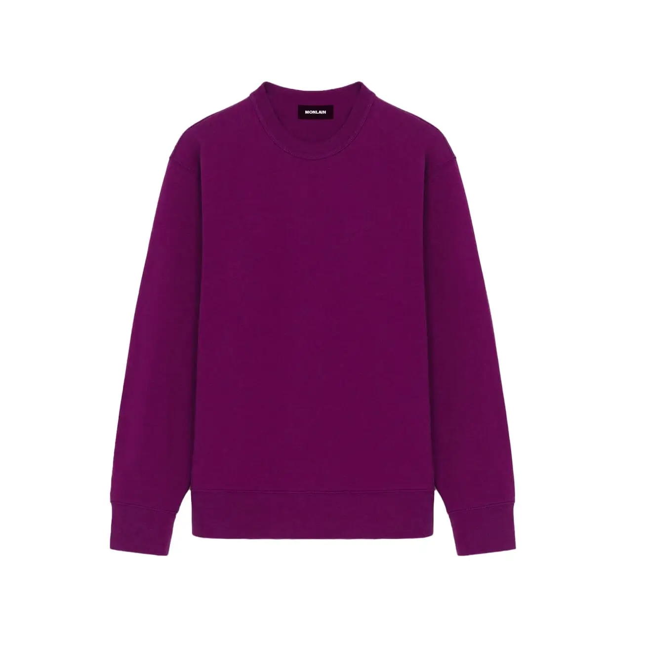 MONLAIN PURPLE COTTON SWEATSHIRT